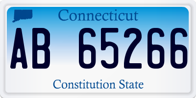 CT license plate AB65266