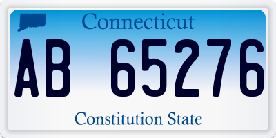CT license plate AB65276