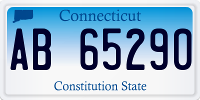 CT license plate AB65290