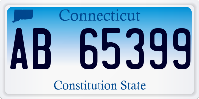 CT license plate AB65399