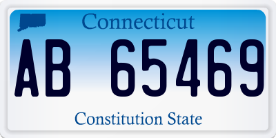 CT license plate AB65469