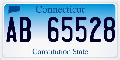 CT license plate AB65528