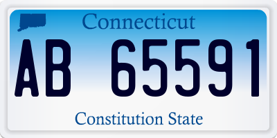 CT license plate AB65591