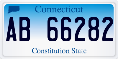 CT license plate AB66282