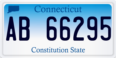 CT license plate AB66295