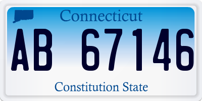 CT license plate AB67146