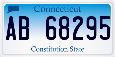 CT license plate AB68295