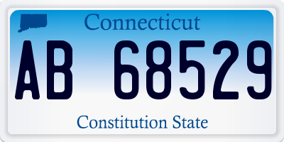 CT license plate AB68529