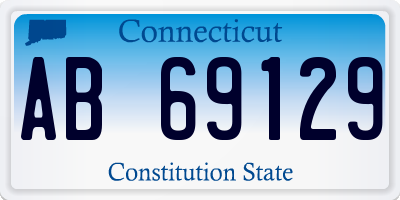 CT license plate AB69129