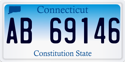 CT license plate AB69146