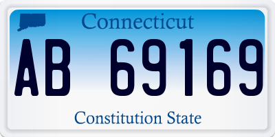 CT license plate AB69169