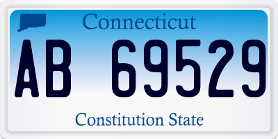CT license plate AB69529