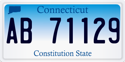 CT license plate AB71129