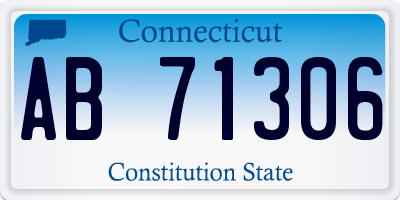 CT license plate AB71306