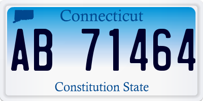 CT license plate AB71464
