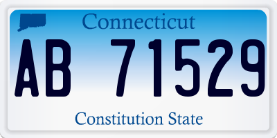 CT license plate AB71529