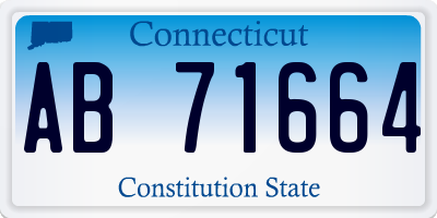 CT license plate AB71664