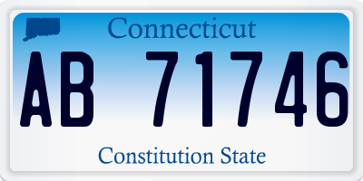 CT license plate AB71746