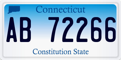 CT license plate AB72266