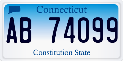 CT license plate AB74099