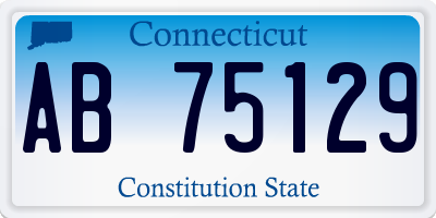 CT license plate AB75129