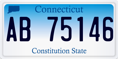 CT license plate AB75146