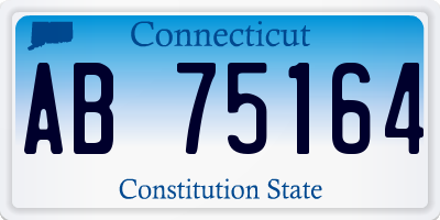 CT license plate AB75164