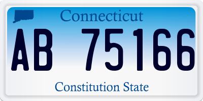 CT license plate AB75166