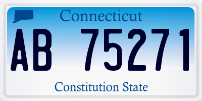 CT license plate AB75271