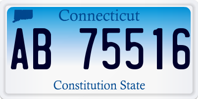 CT license plate AB75516