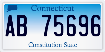 CT license plate AB75696