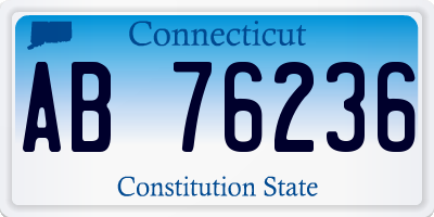 CT license plate AB76236