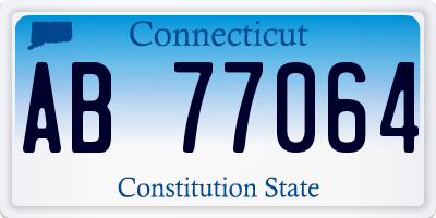 CT license plate AB77064