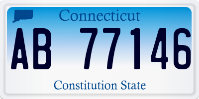 CT license plate AB77146