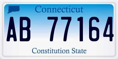 CT license plate AB77164