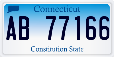 CT license plate AB77166