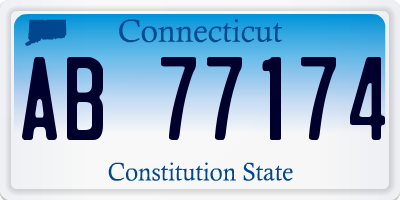 CT license plate AB77174