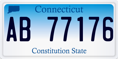 CT license plate AB77176