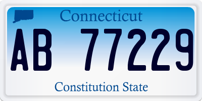 CT license plate AB77229