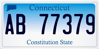 CT license plate AB77379