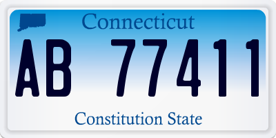 CT license plate AB77411