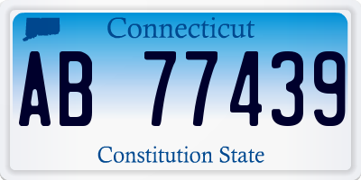 CT license plate AB77439