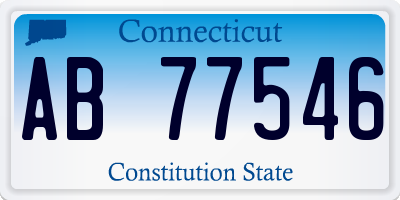CT license plate AB77546