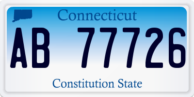 CT license plate AB77726