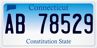 CT license plate AB78529