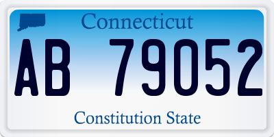 CT license plate AB79052