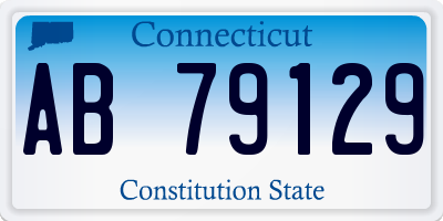 CT license plate AB79129