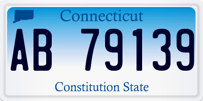 CT license plate AB79139