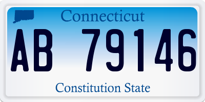 CT license plate AB79146
