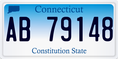 CT license plate AB79148